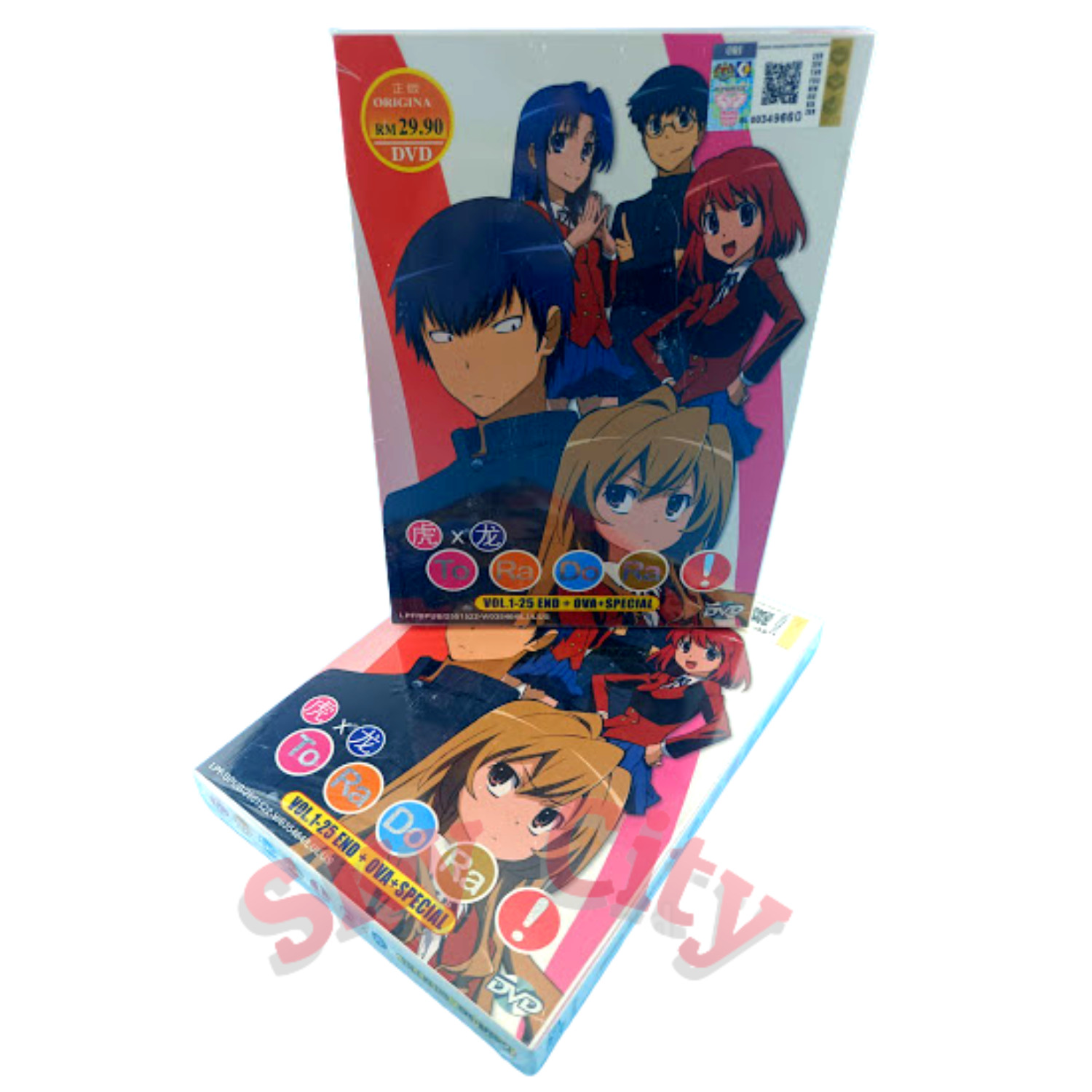 Anime DVD Toradora! Complete TV Series (1-25 End) +OVA +Special (English Dubbed)