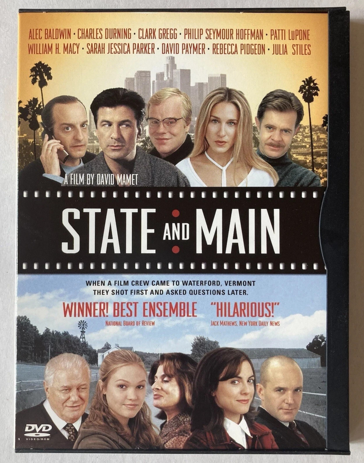 STATE AND MAIN (DVD 2000 2001) Philip Seymour Hoffman, Julia Stiles Alec Baldwin