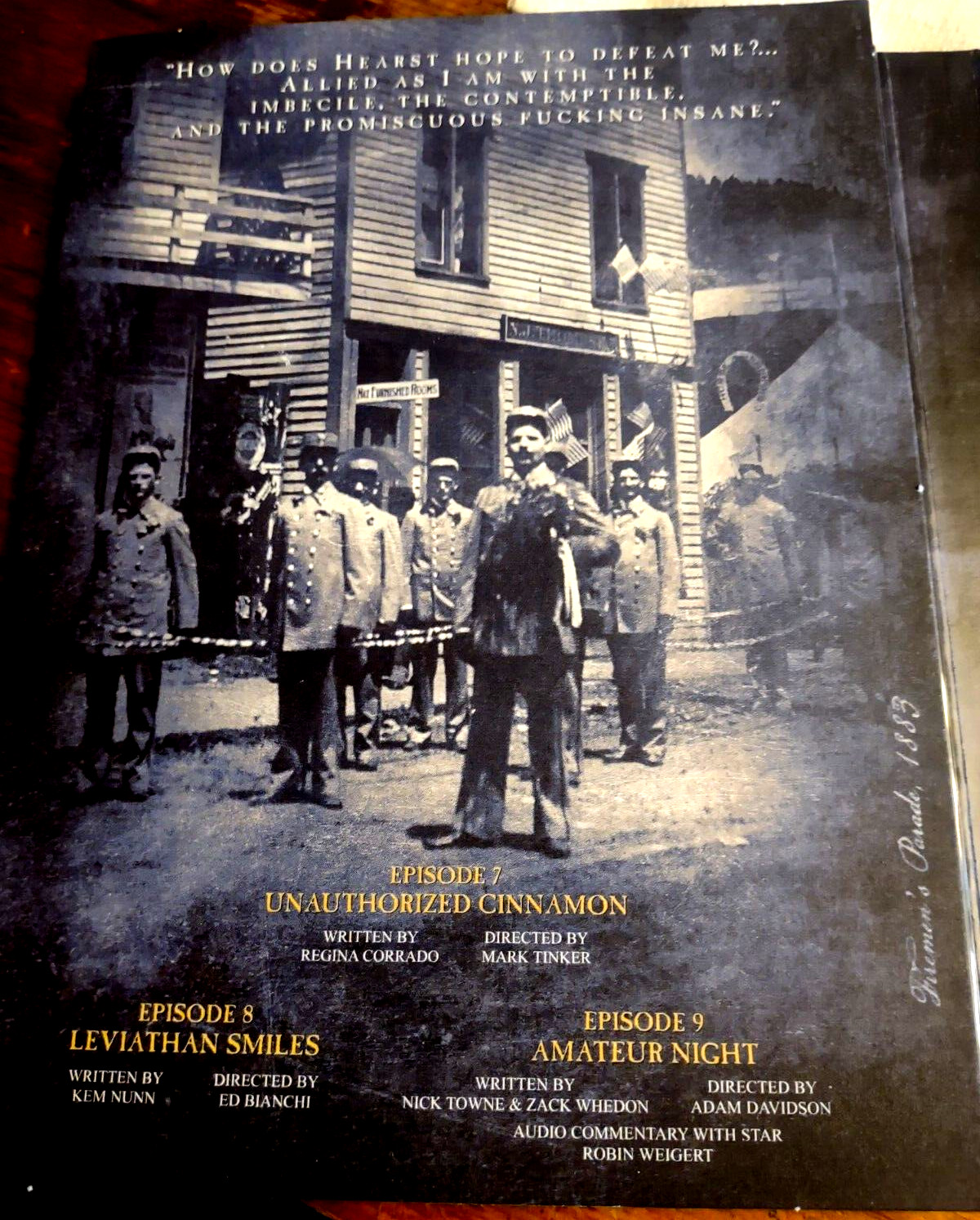 Deadwood DVD Third Season 3 Region 1 US/Canada 12 Hours 12 Episodes 6 Discs HBO