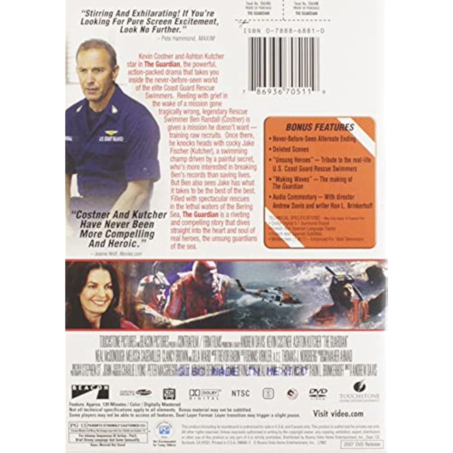 The Guardian (DVD, 2007, Widescreen) NEW