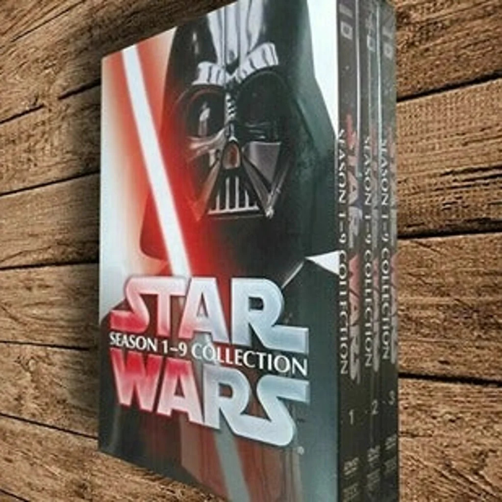 Star Wars Saga Season 1-9 DVD 15-Disc Complete Collection 1 Day Handling