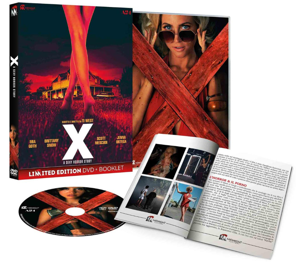 X: A Sexy Horror Story – RARE Limited Edition DVD + Booklet IMPORT Reg. 2 | NEW