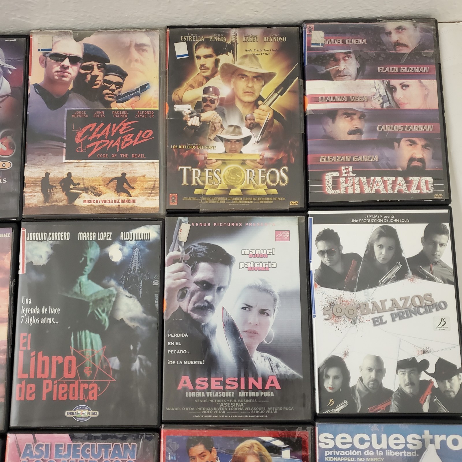 40 DVD Spanish Movies lot Peliculas Mexicanas Mexican Espanol