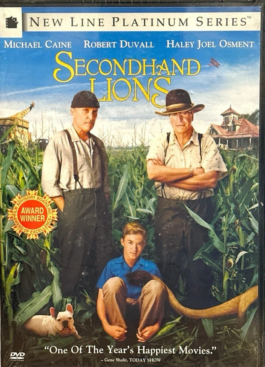 Secondhand Lions (DVD, 2003, WS & FS) Michael Caine, Robert Duval LIKE NEW