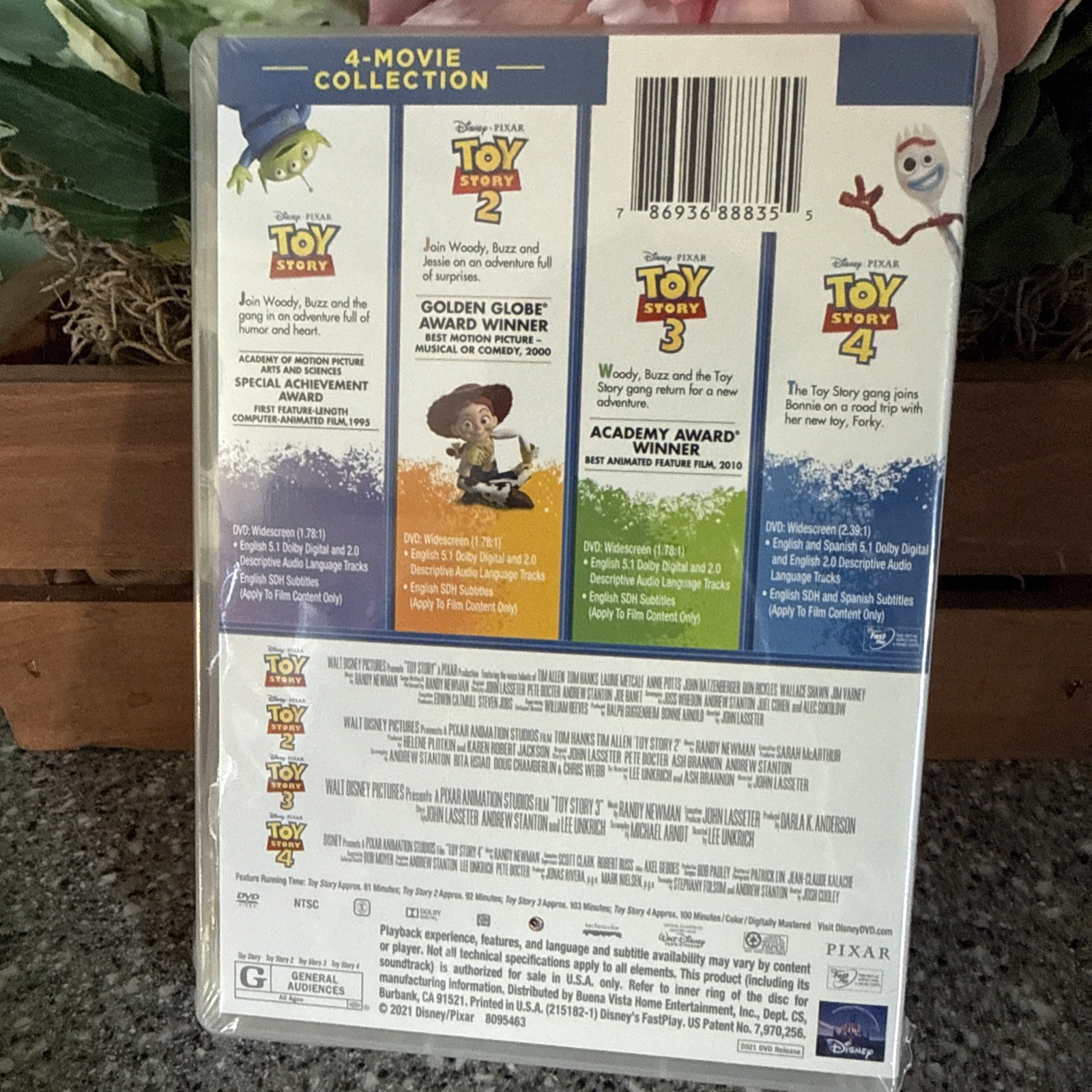 Toy Story 4-Movie Collection (DVD) New