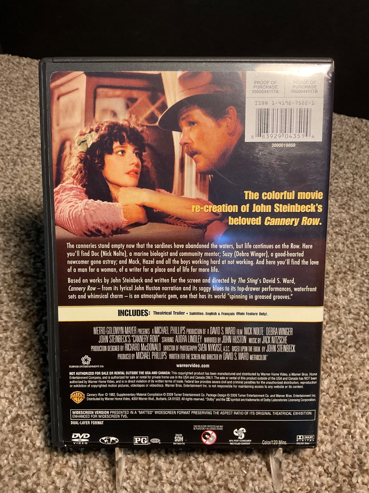 Cannery Row (DVD, 1982)