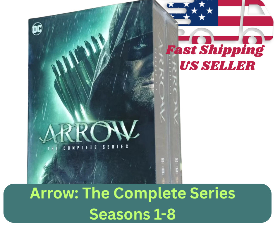 Arrow: The Complete Series Seasons 1-8 (38-Disc DVD Box Set, 2019) New Region 1