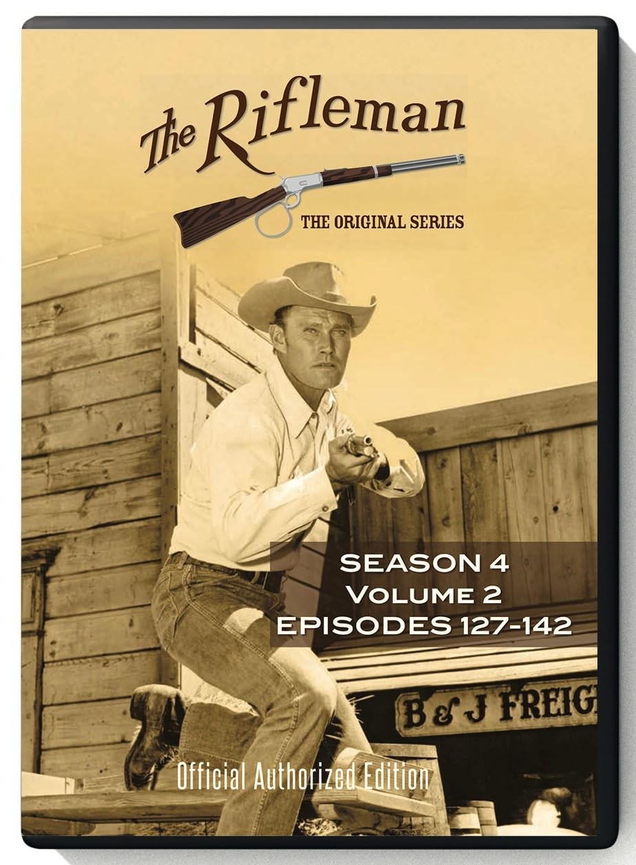 The Rifleman: Season 4 Volume 2 (Episodes 127 – 142) [New DVD] 3 Pack