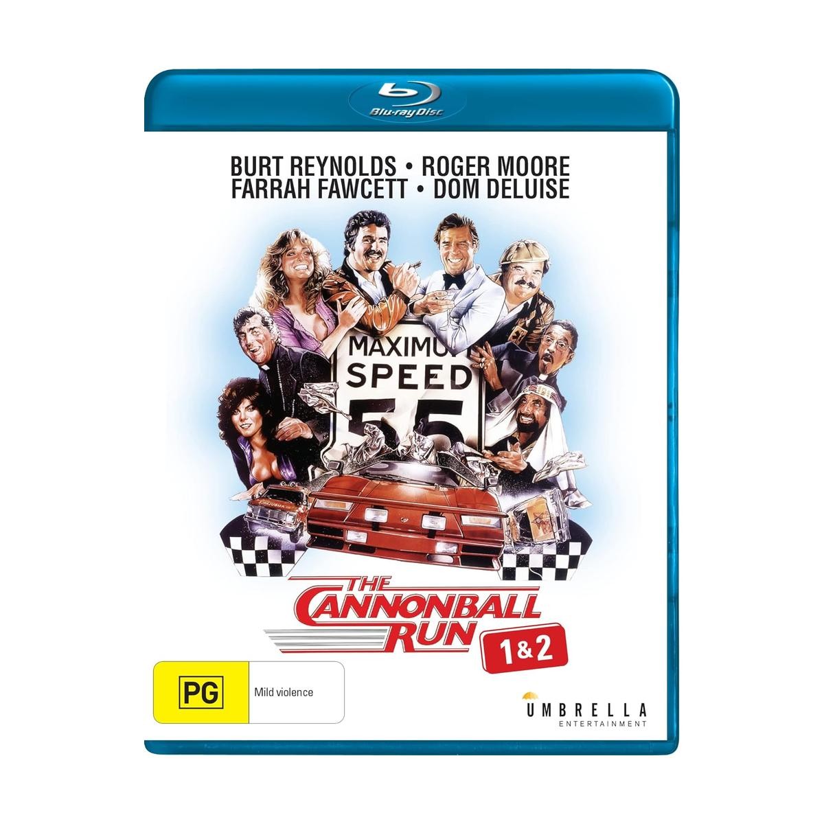The Cannonball Run 1 & 2 Complete Collection (Region Free) Blu-ray Burt Reynolds