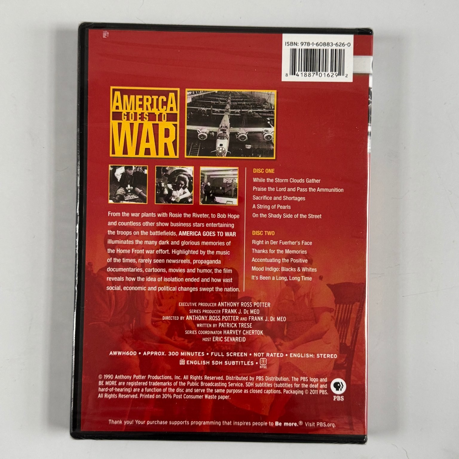 America Goes to War DVD 1990 PBS World War II History Documentary SEALED