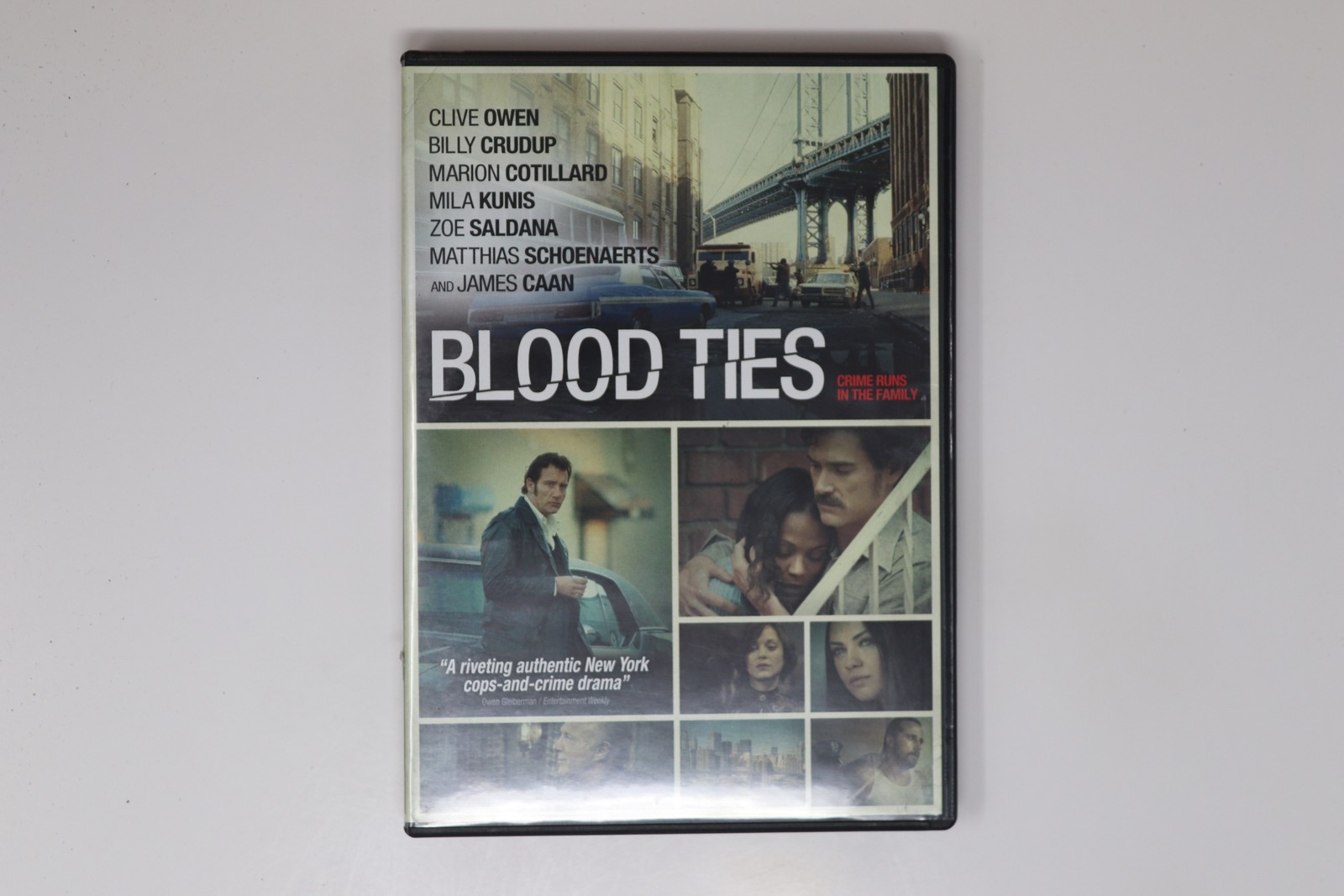 Blood Ties DVD Clive Owen Billy Crudup Marion Cotillard Mila Kunis