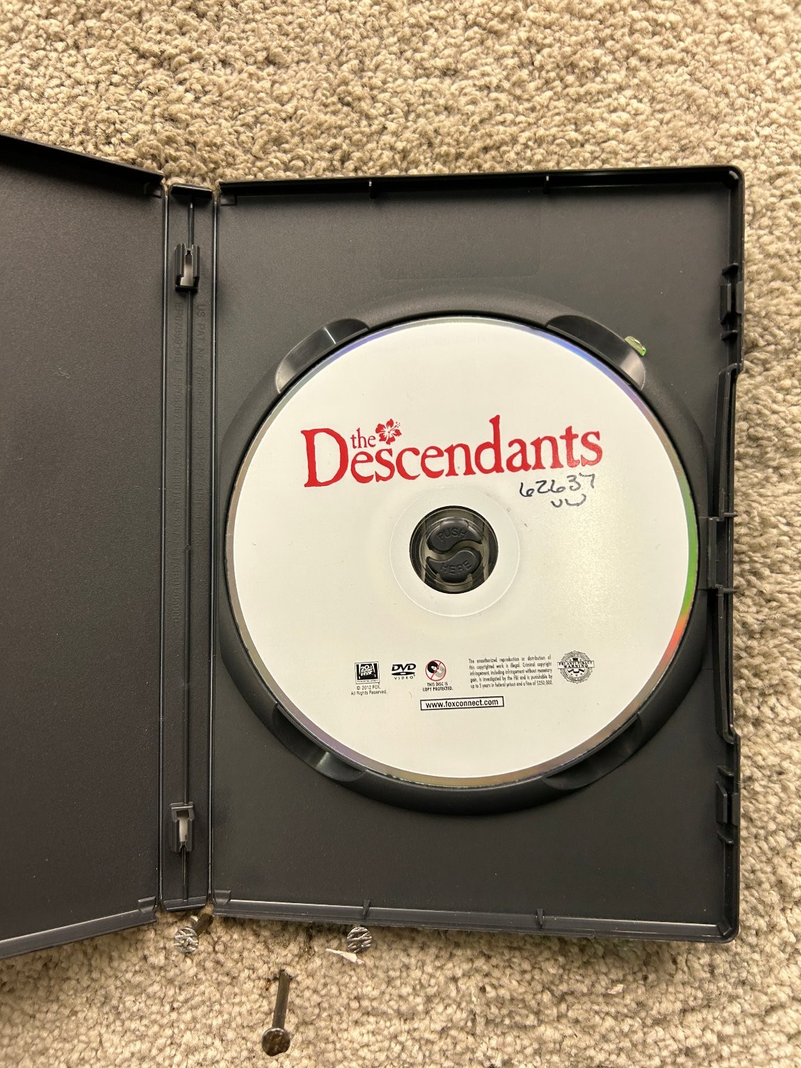 The Descendants DVD (2011) George Clooney, Alexander Payne Rental Exclusive