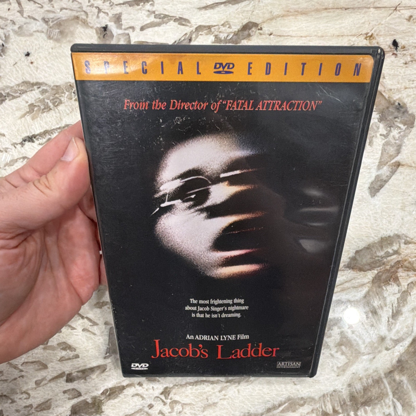 Jacob’s Ladder Special Edition DVD 1990 116min WS Adrian Lyne Tim Robbins Insert