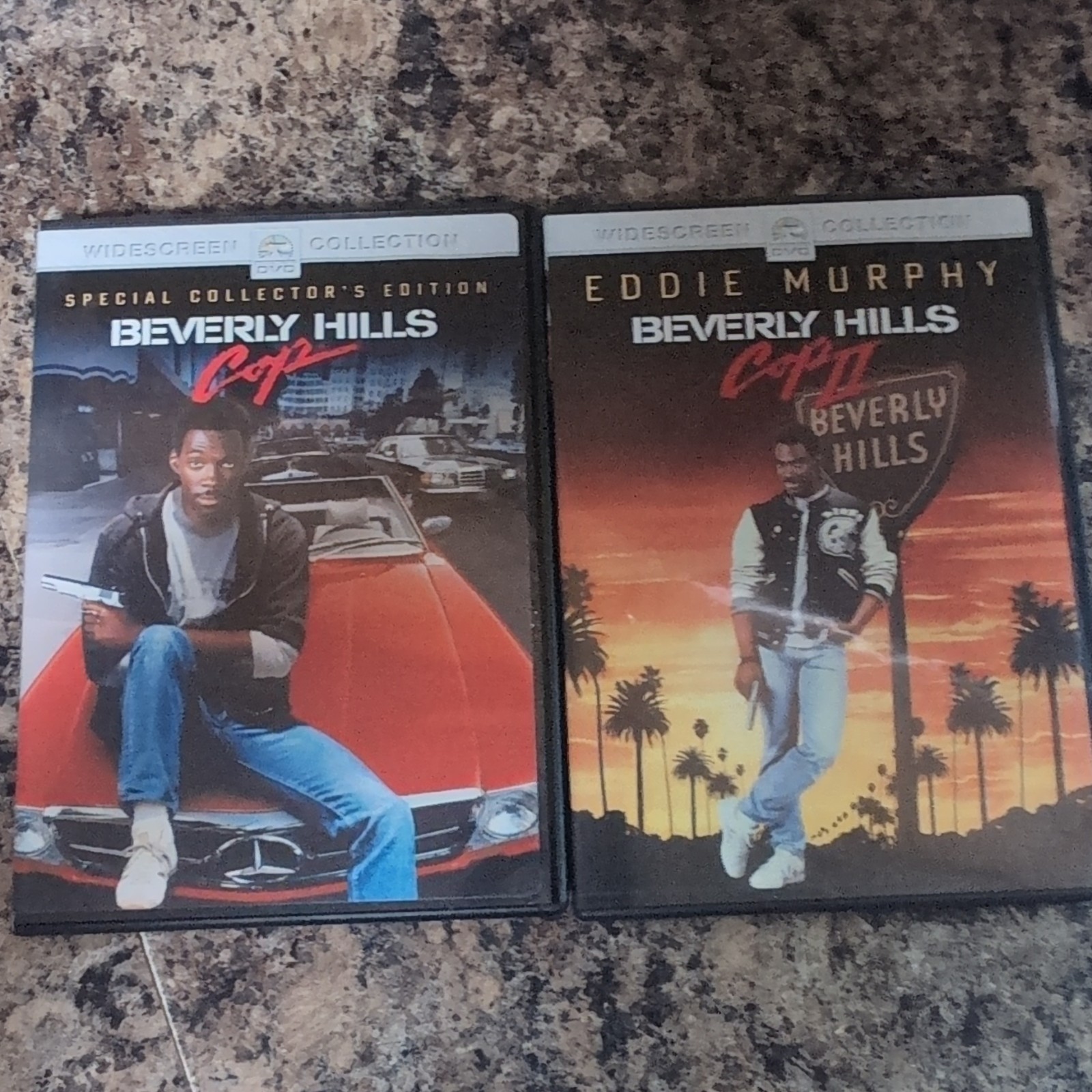 Beverly Hills Cop + Beverly Hills Cop 2 DVD lot Eddie Murphy comedy action