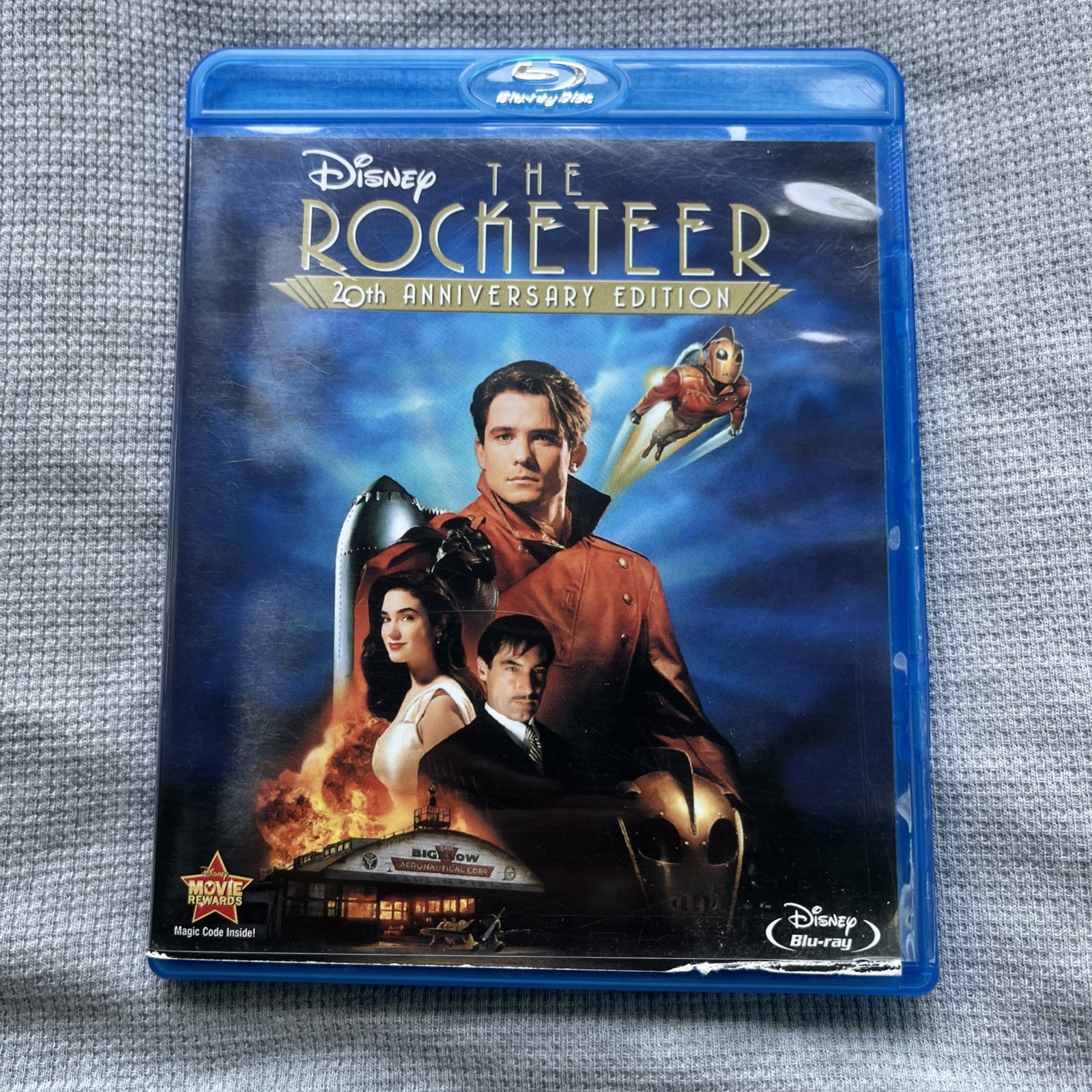 Disney THE ROCKETEER 1991 Blu-Ray 20th Anniversary Edition