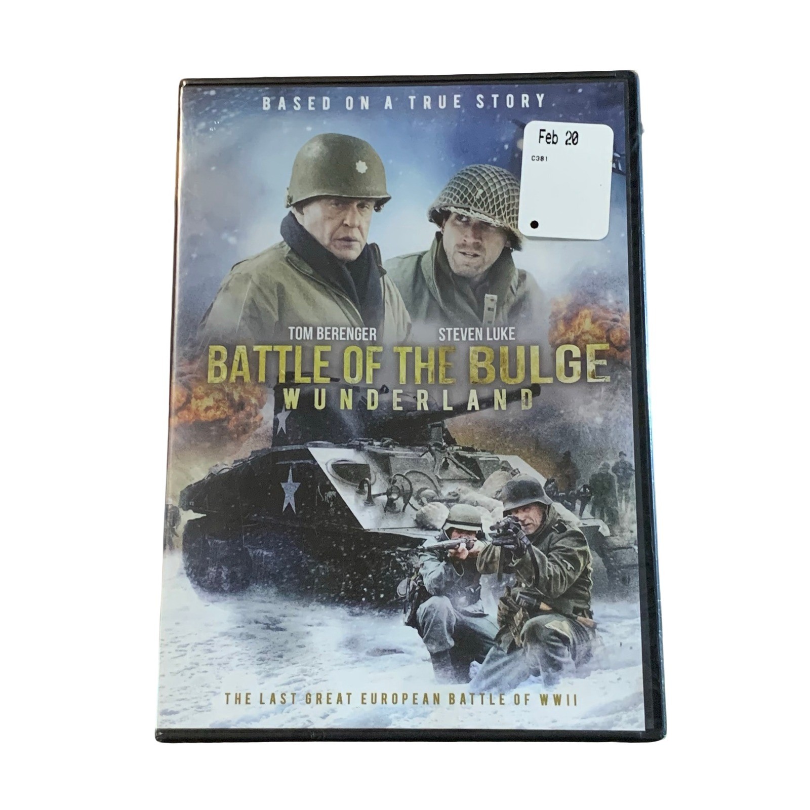 Battle of the Bulge Wunderland DVD Tom Berenger Steven Luke WWII War Movie New