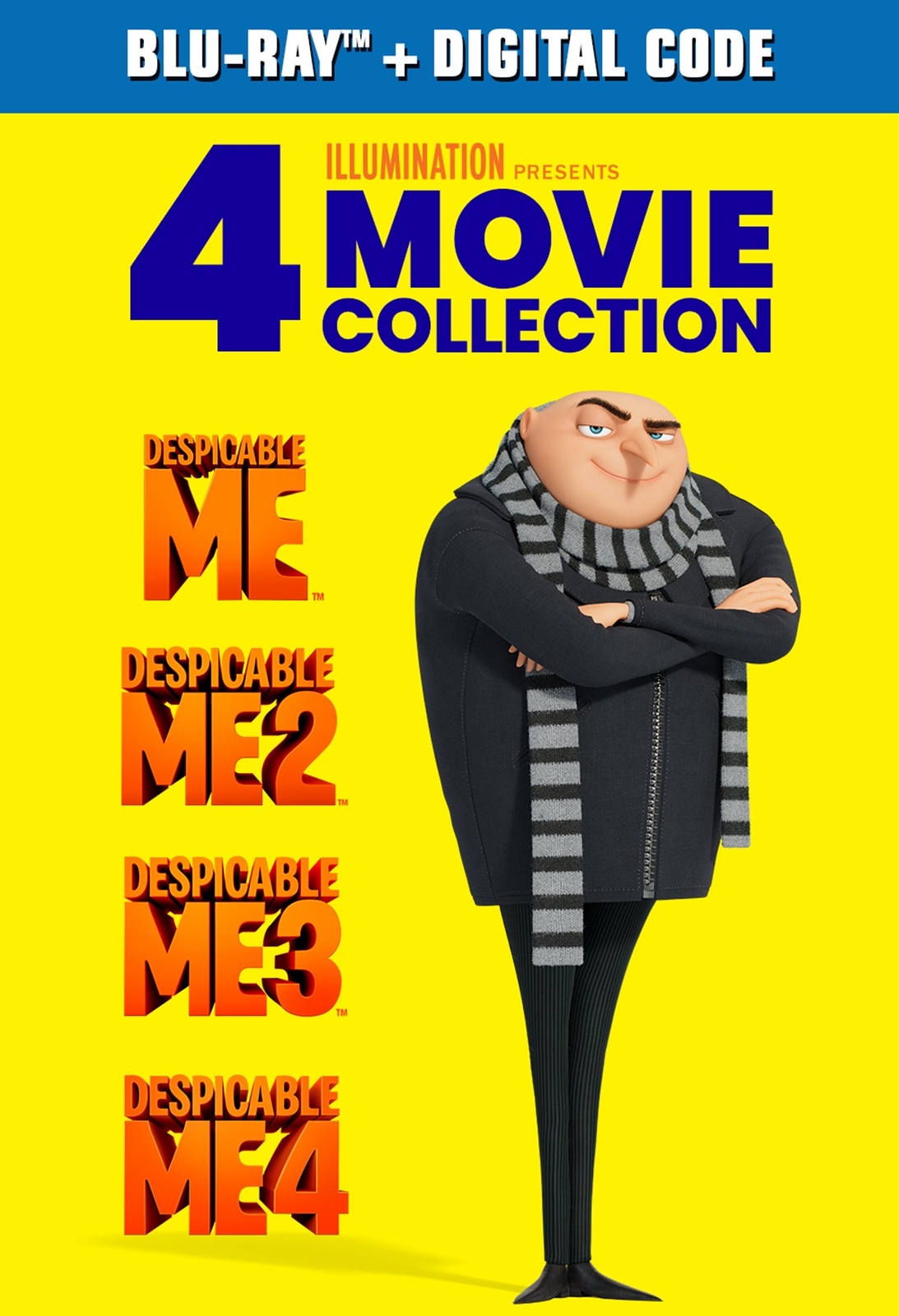 Despicable Me 4-Movie Collection Blu-ray NEW