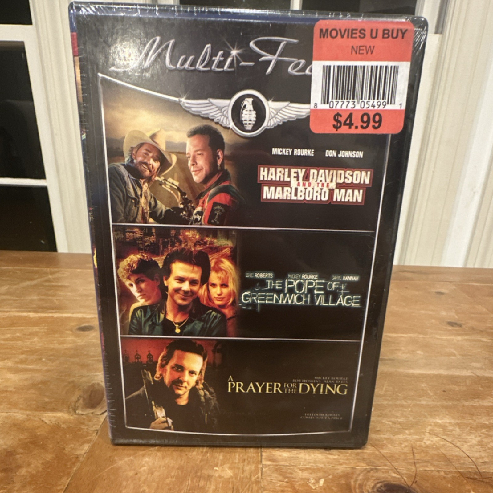 MGM Harley Davidson Marlboro Man Pope Greenwich Village DVD Widescreen Rourke A…