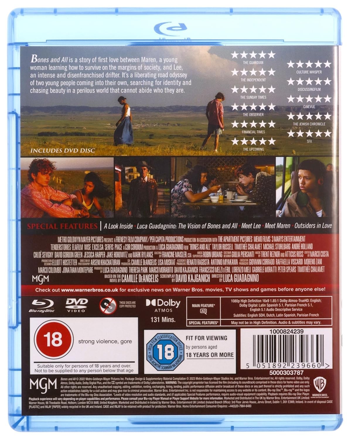 Bones and All (Blu-ray) (UK IMPORT)