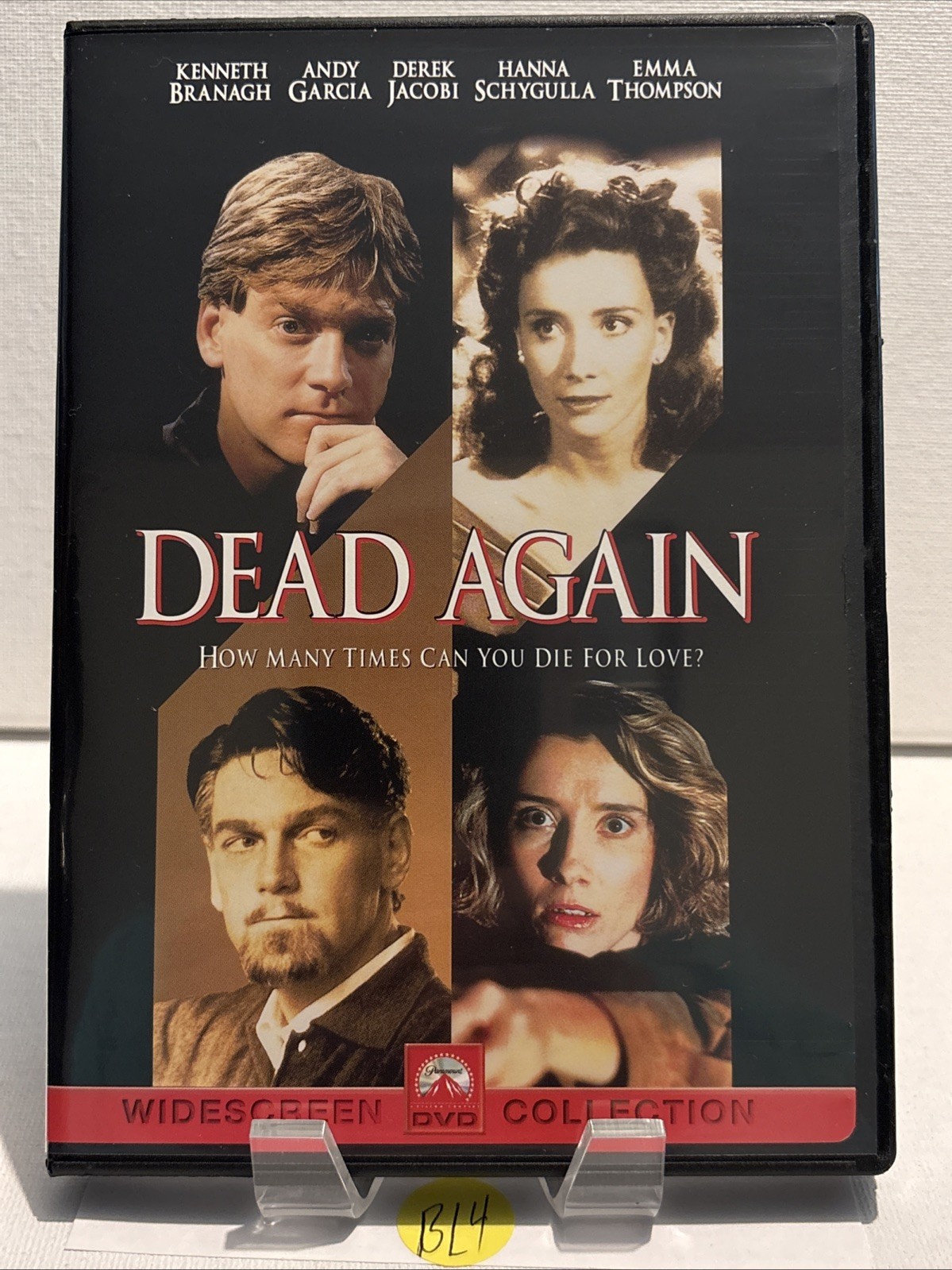 Dead Again 1991 DVD w/Insert Kenneth Branagh Emma Thompson Neo Noir Thriller BL4