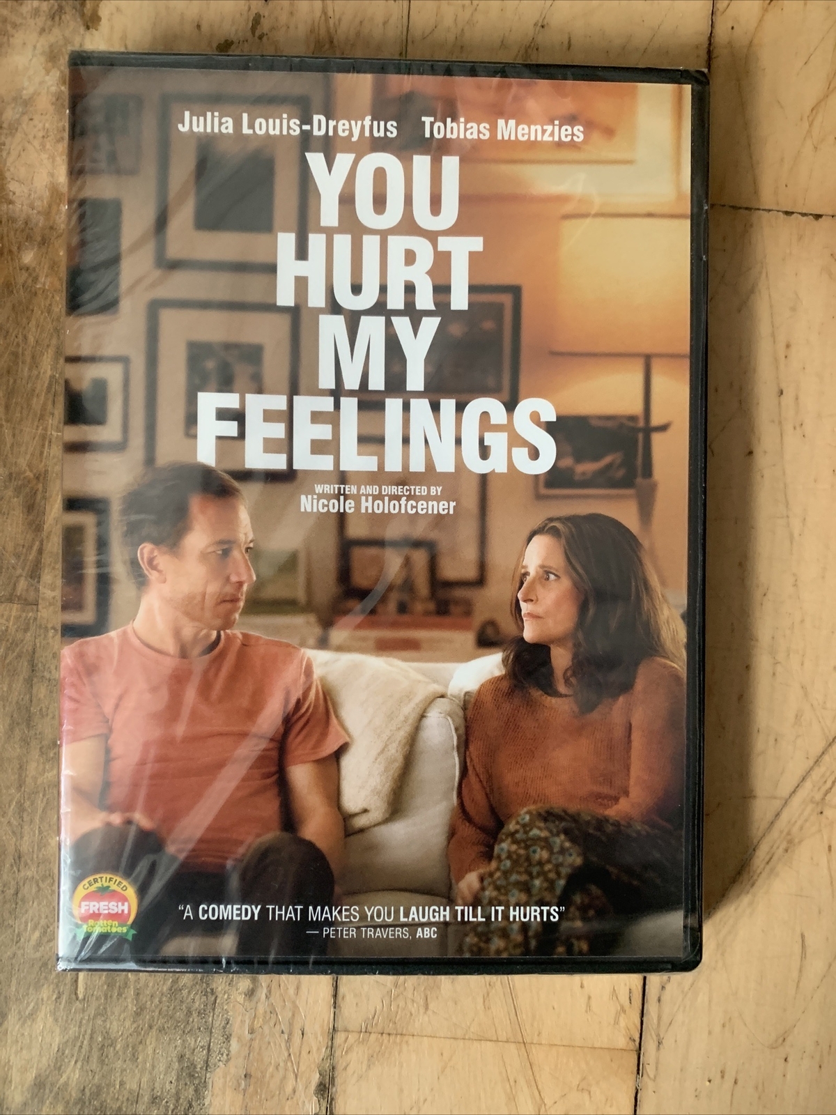 You Hurt My Feelings (DVD 2023) Julia Louis-Dreyfus Tobias Menzies w/ Slip