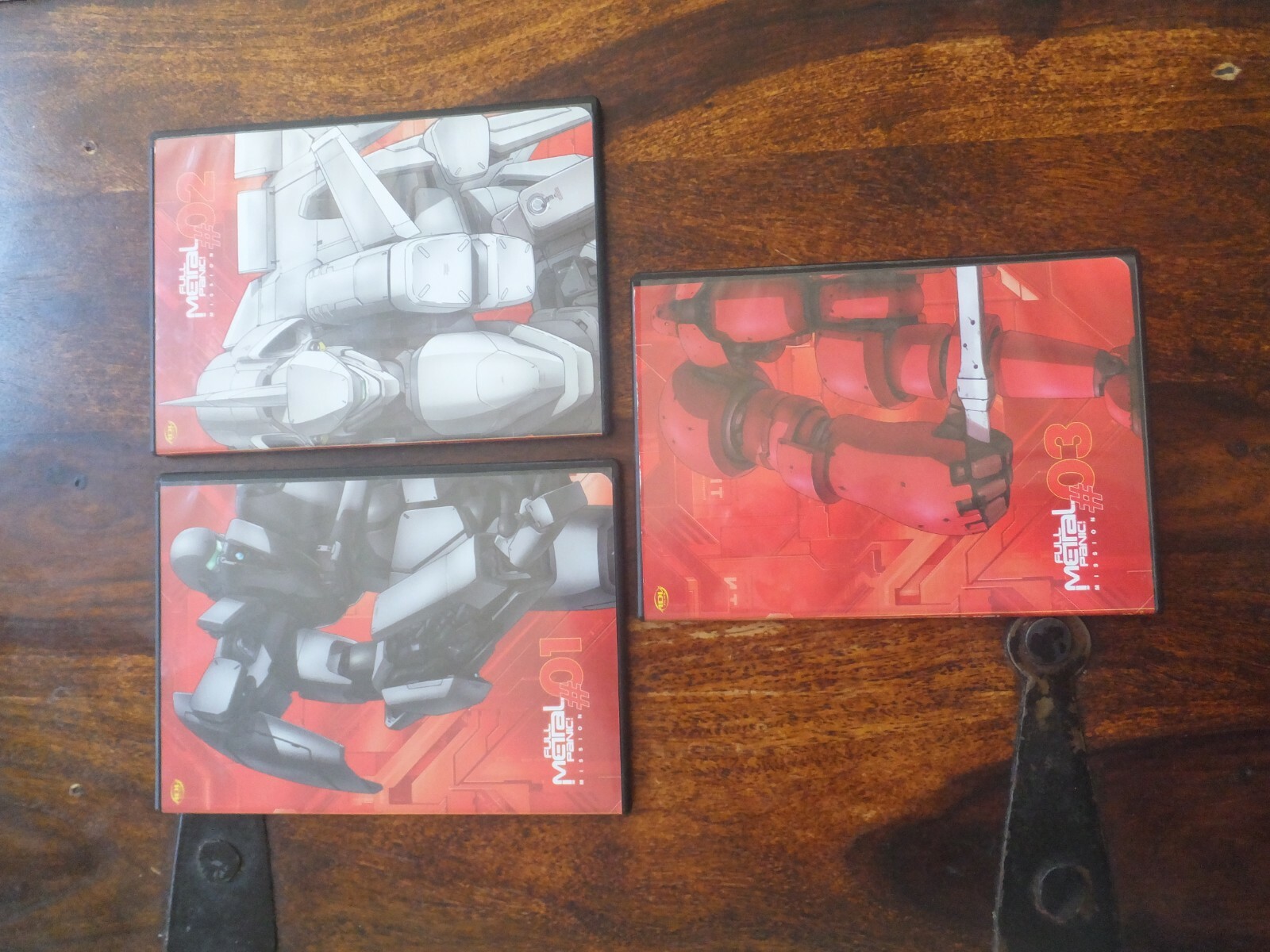 Full Metal Panic DVD lot Mission 1-3, Region 1, US/CANADA, VGUC