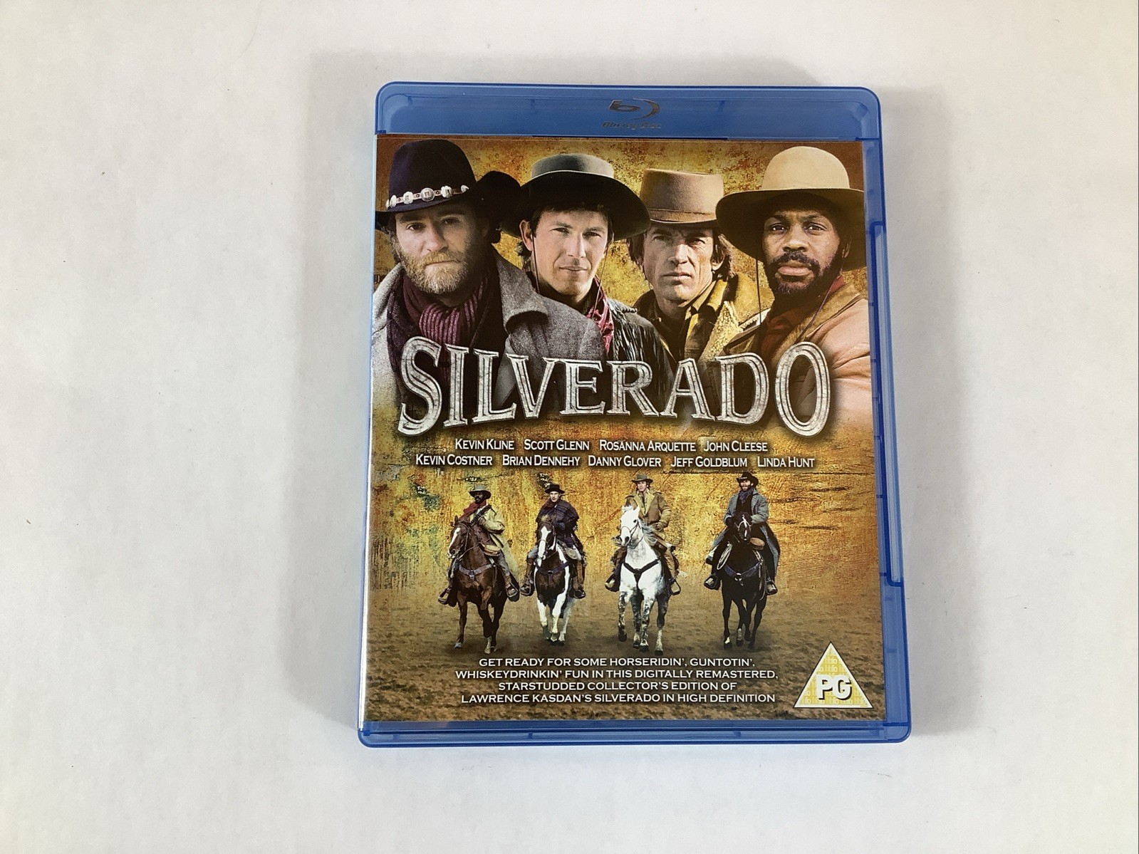Silverado 1985 Blu-ray Kevin Costner Scott Glenn Excellent Condition