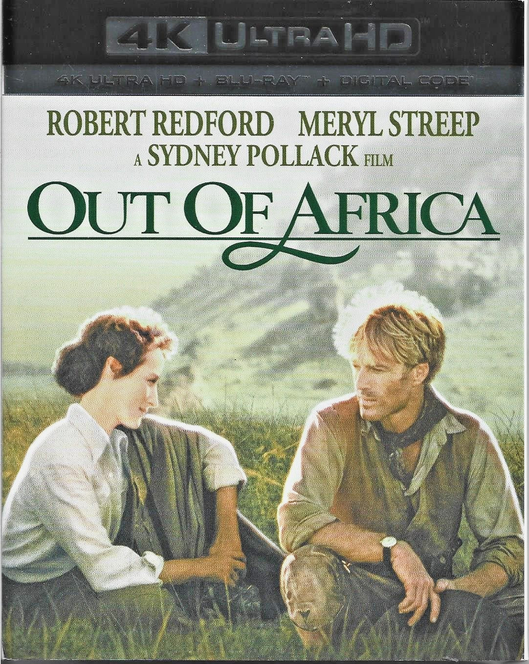 Out of Africa (1985) (4K Ultra HD + Blu-ray + Digital Code, 2025) w/slip, NEW!