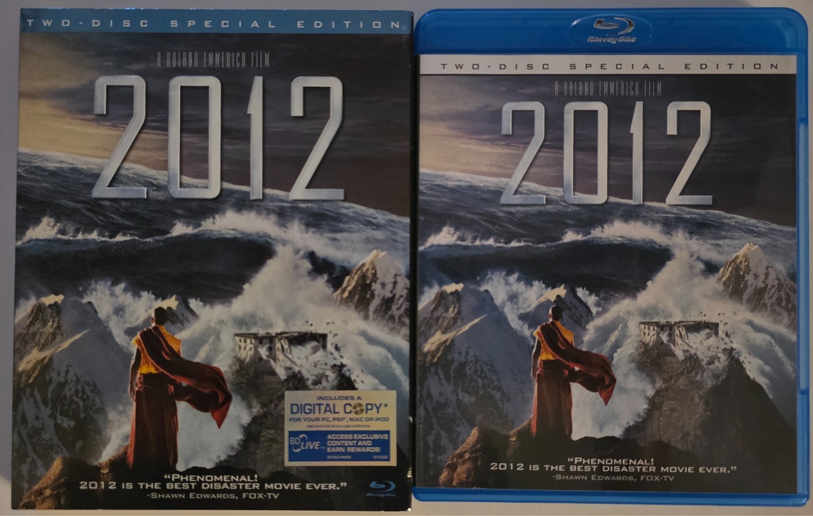 2012 BLU RAY 3 DISC SPECIAL EDITION WITH OOP SLIPCOVER SLEEVE FREE USA SHIPPING