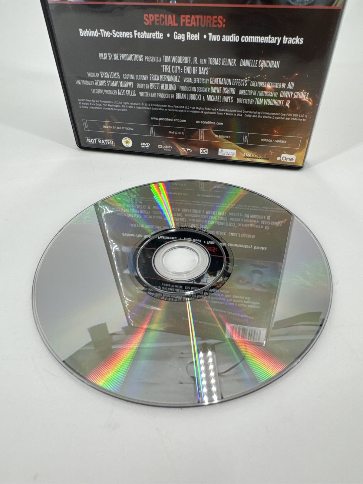 Fire City: End of Days (2015) DVD Horror Fantasy Tobias Jelinek Kristin Minter