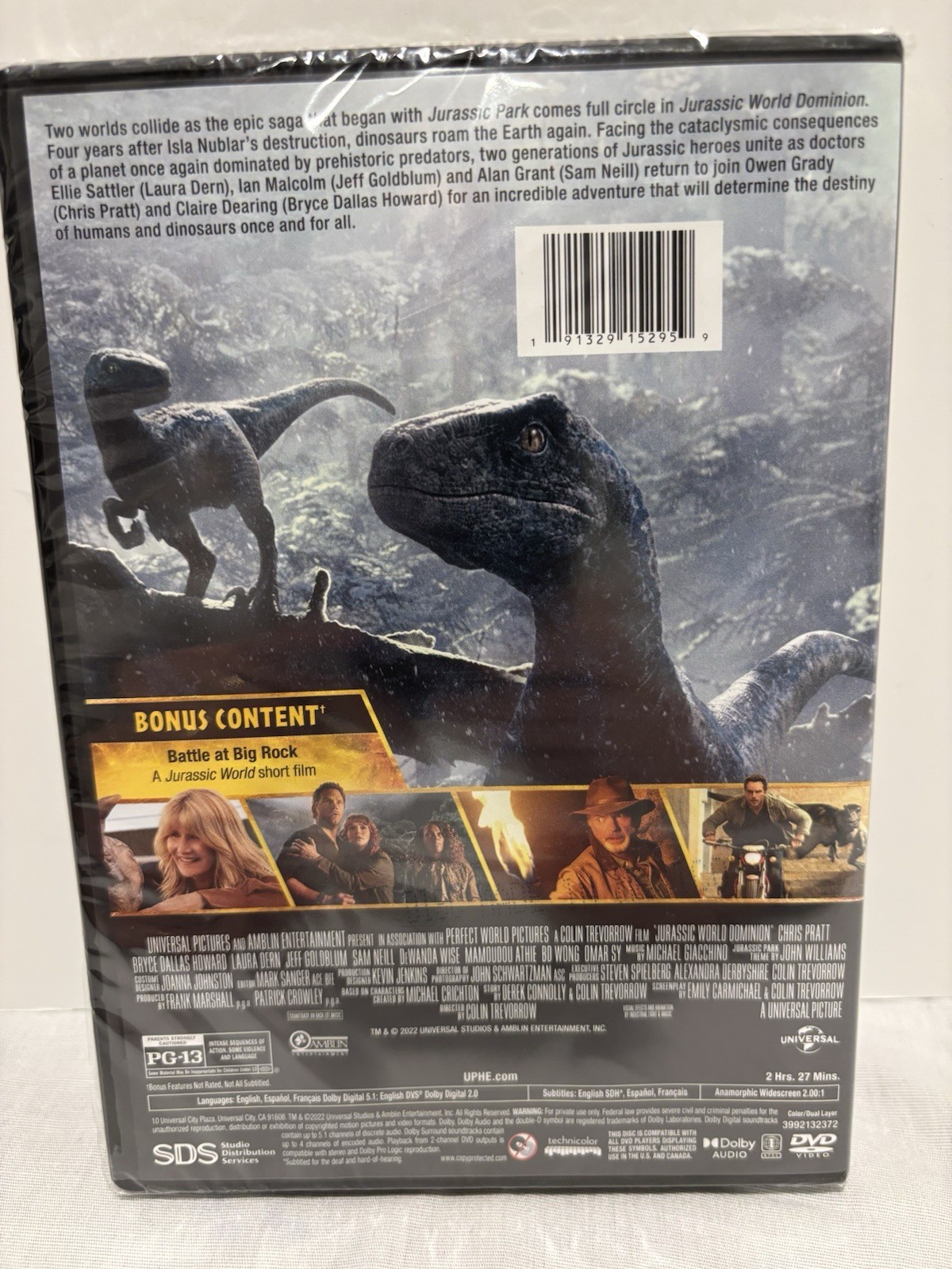Jurassic World Dominion : New Sealed DVD