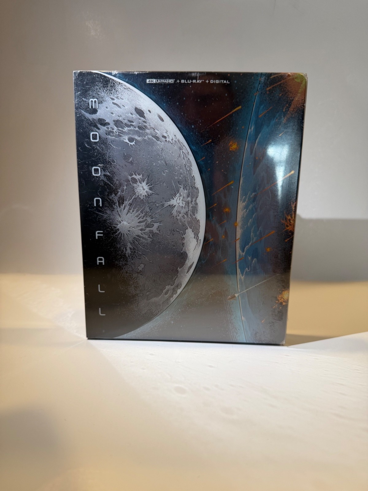 Moonfall 4K UHD + Blu-Ray + Digital Code Steelbook BRAND NEW FIRST PRESSING