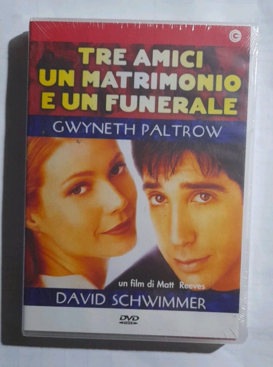 Dvd Tre Amici Un Matrimonio e Un Funerale Matt Reeves Nuovo Sigillato