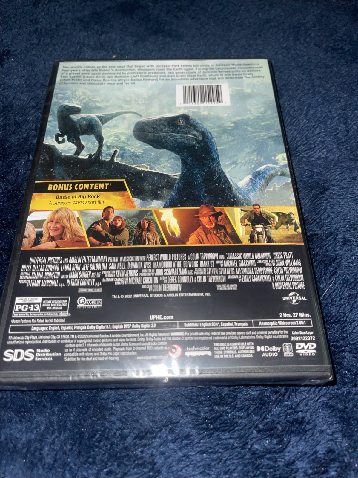 Jurassic World Dominion (DVD, 2022)