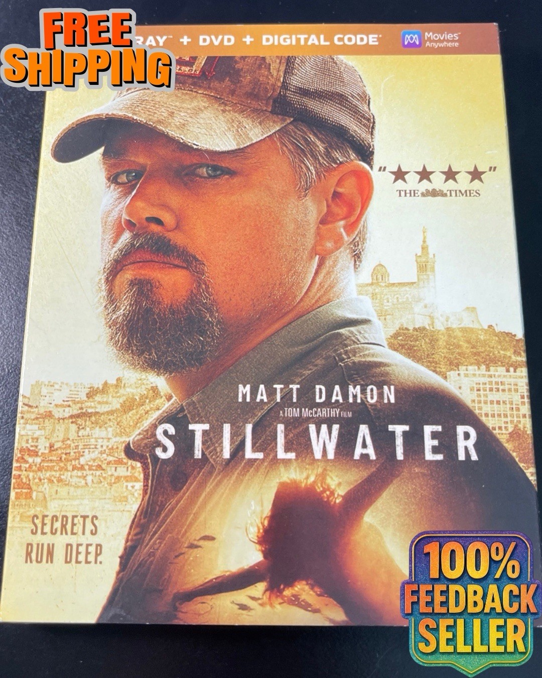 Stillwater (Blu-ray, 2021) With Slipcover NEW SEALED