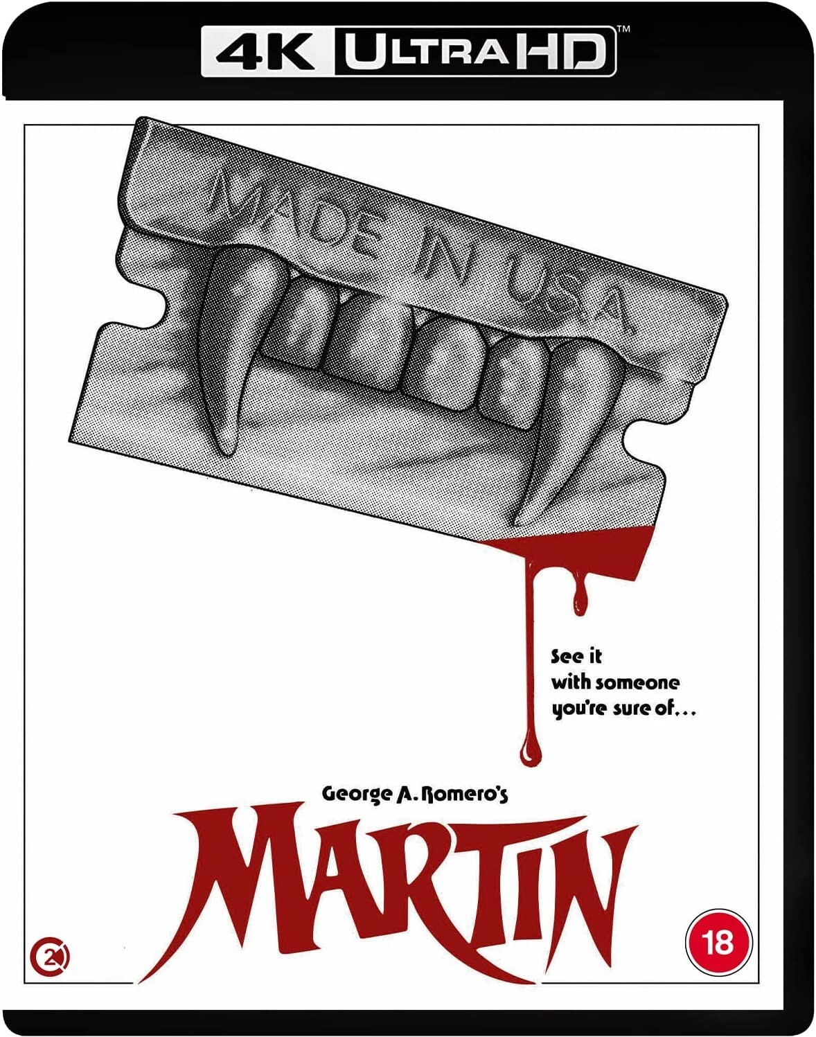MARTIN (1977) 4K UHD Blu-Ray Standard Edition NEW (USA Compatible)