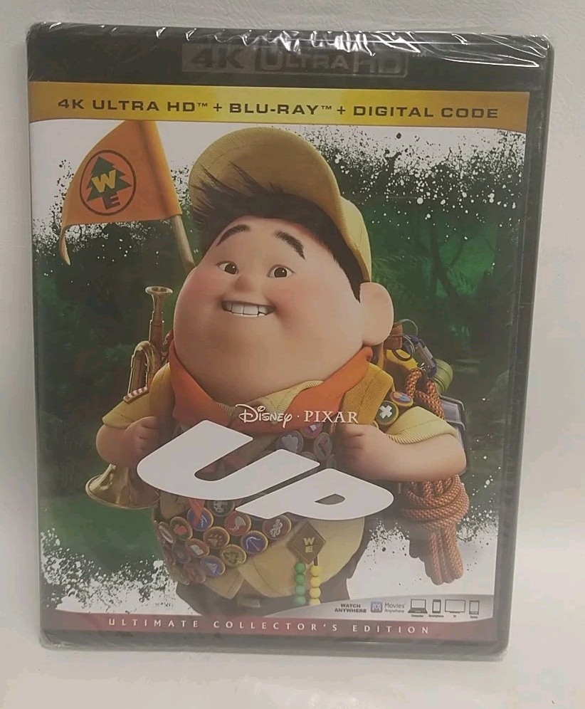 Disney Up (4K Ultra HD + Blu-Ray + Digital, 2009) New Sealed Pixar