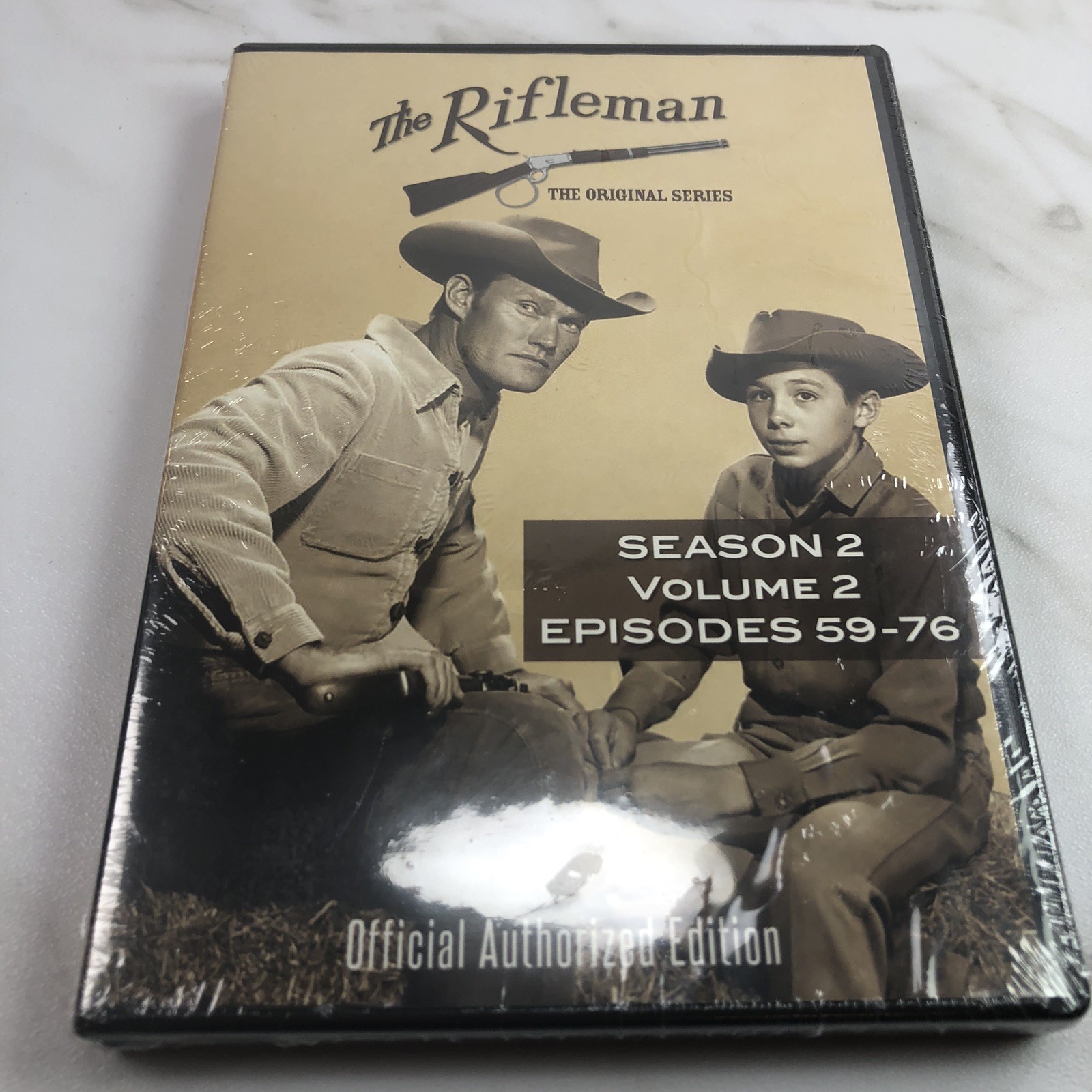THE RIFLEMAN TV SERIES SEASON 2 VOLUME 2 New & Sealed DVD 17 Episodes 59-76