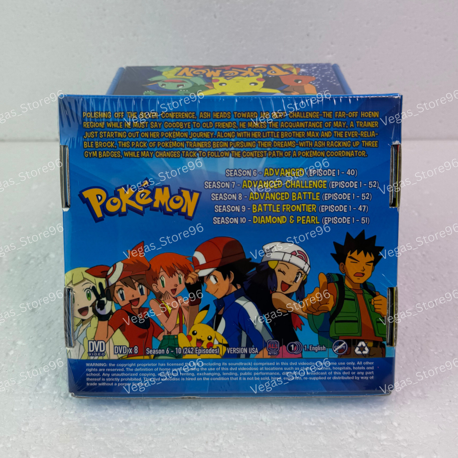 Pokemon Complete Series (Season 1-25 + 21 Movies) DVD USA English Ver All Region