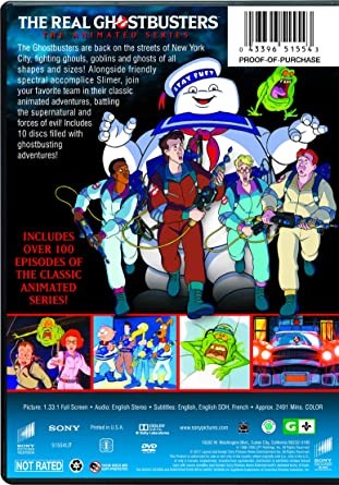 New The Real Ghostbusters – Volumes 1-10 (DVD)