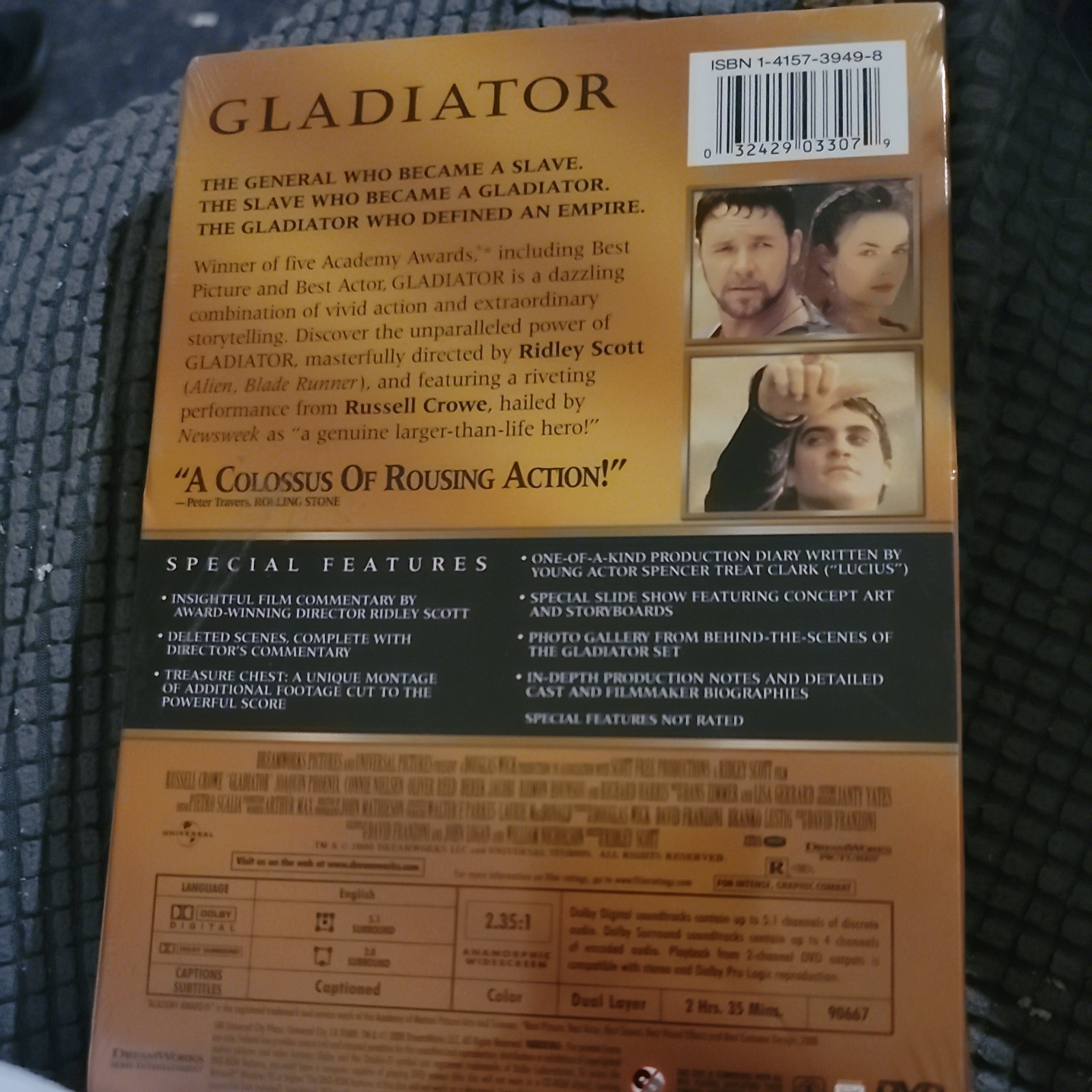 🔥Gladiator [2000] (DVD, 2021, Widescreen) 🔥NEW SEALED 🔥