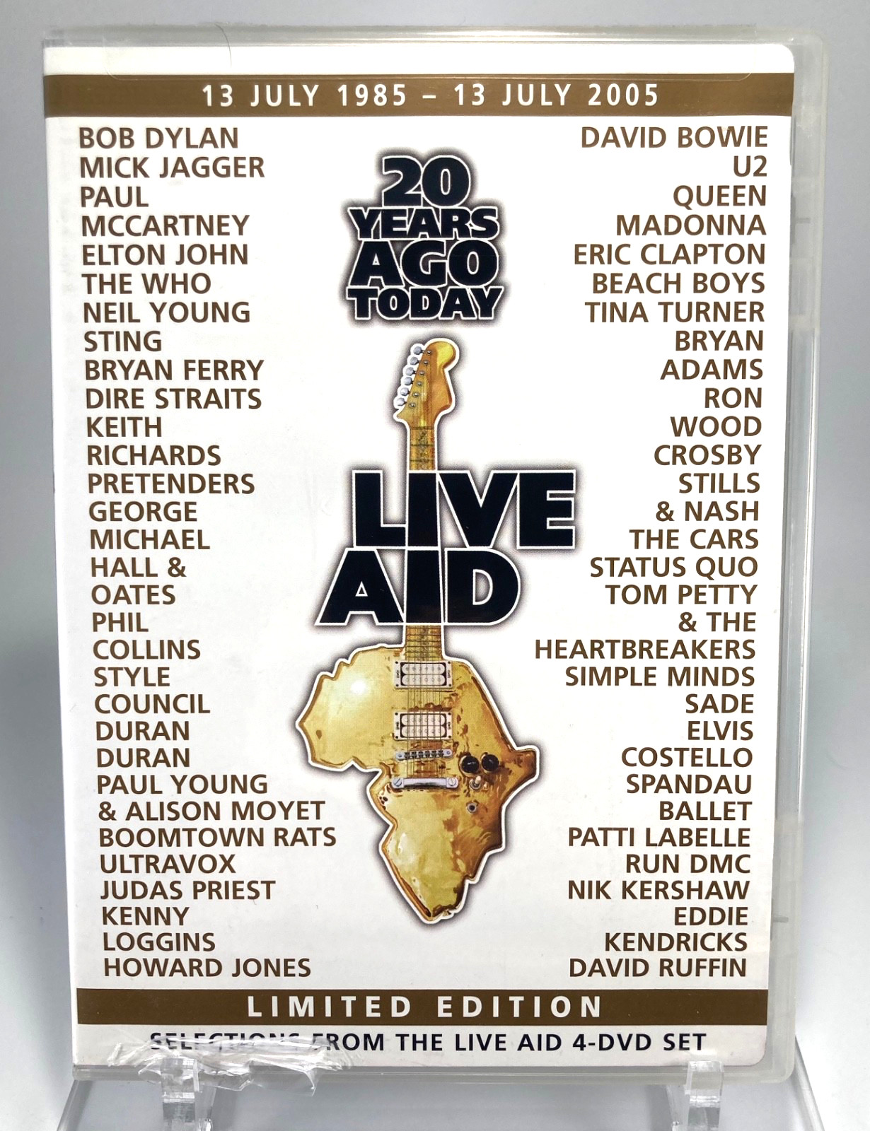 Live Aid 20 Years Ago Today Concert DVD 1985 – 2005 Story Limited Edition