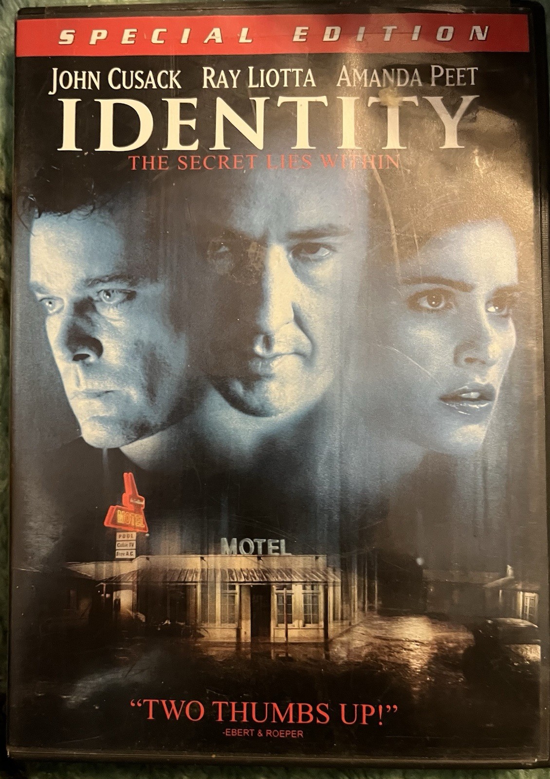 Identity* DVD John Cusack,Amanda Peet,Ray Liotta Used , Tested