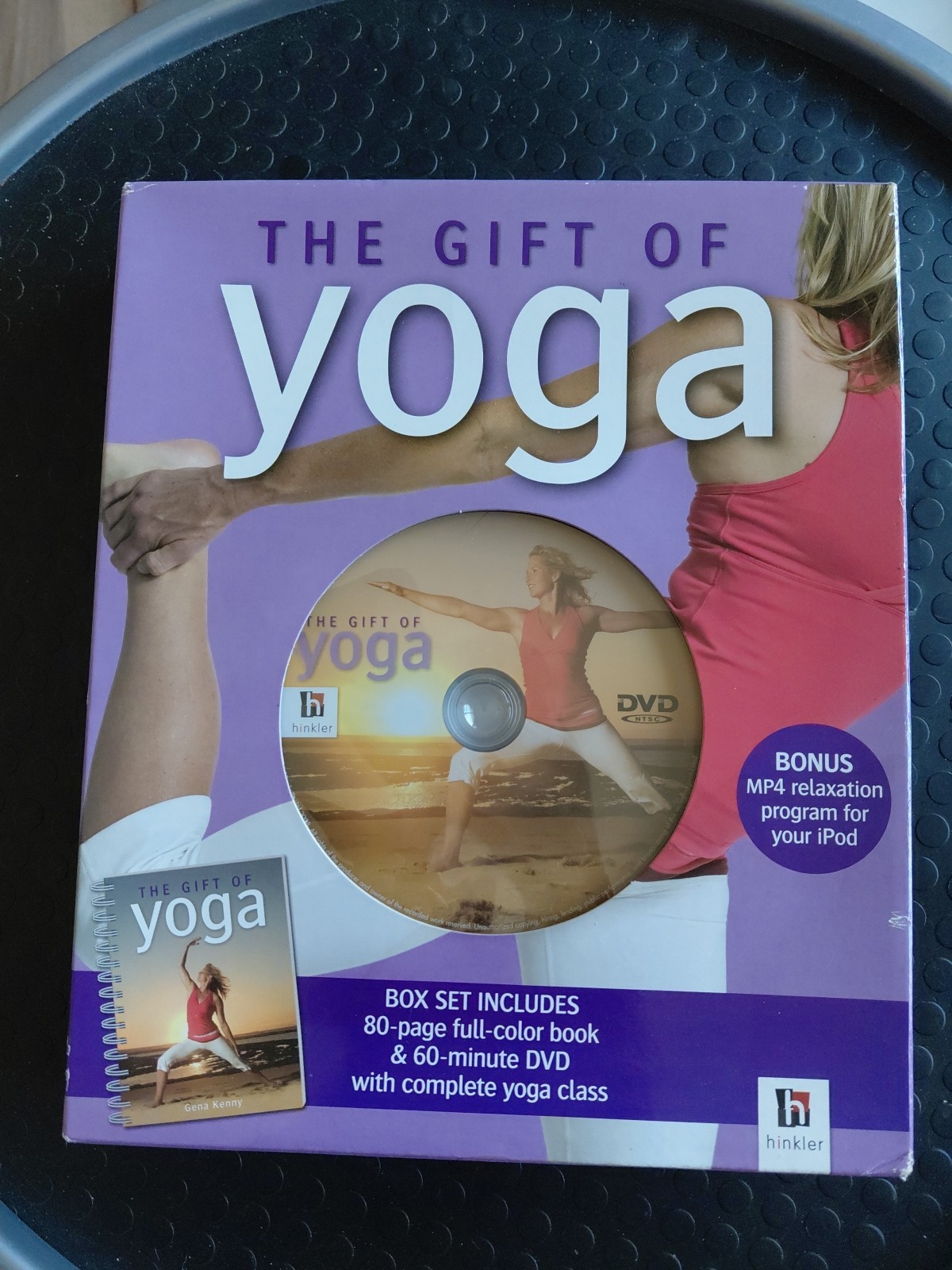 THE GIFT OF YOGA-2008 Boxed Set DVD & 80-Page Instruction Book. 60 min DVD New