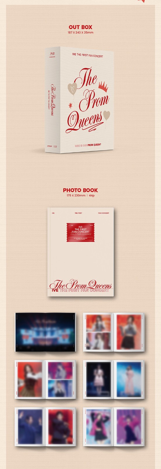 IVE The Firsst Fan Concert – The Prom Queens BLU-RAY Limited Edition