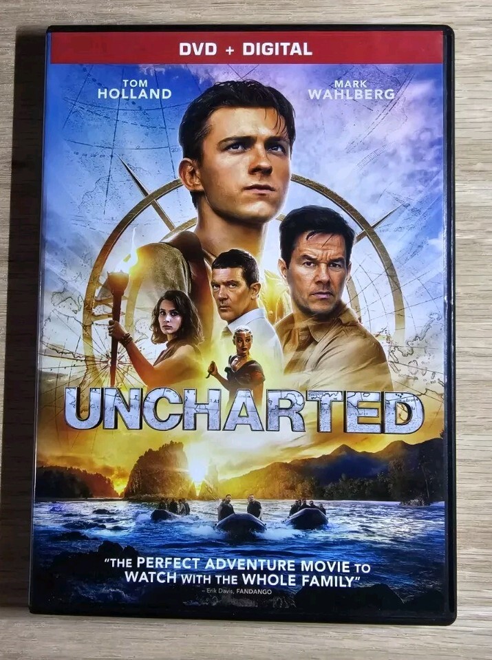 Uncharted (DVD, No Digital Code, 2022)