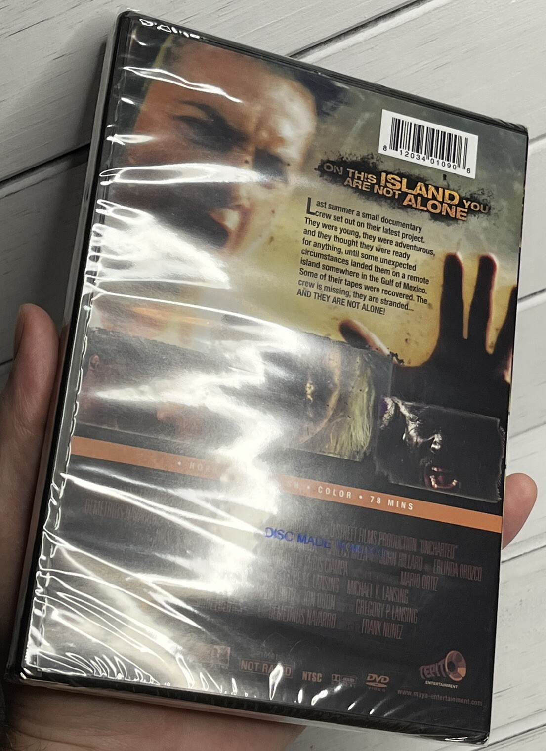 Uncharted DVD 2009 Demetrius Navarro Shana Montanez Frank Nunez Factory Sealed