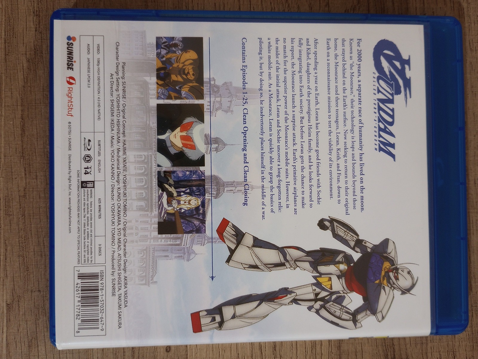 Turn a Gundam: Collection 1 (Blu-ray) Rightstuf, tested, works