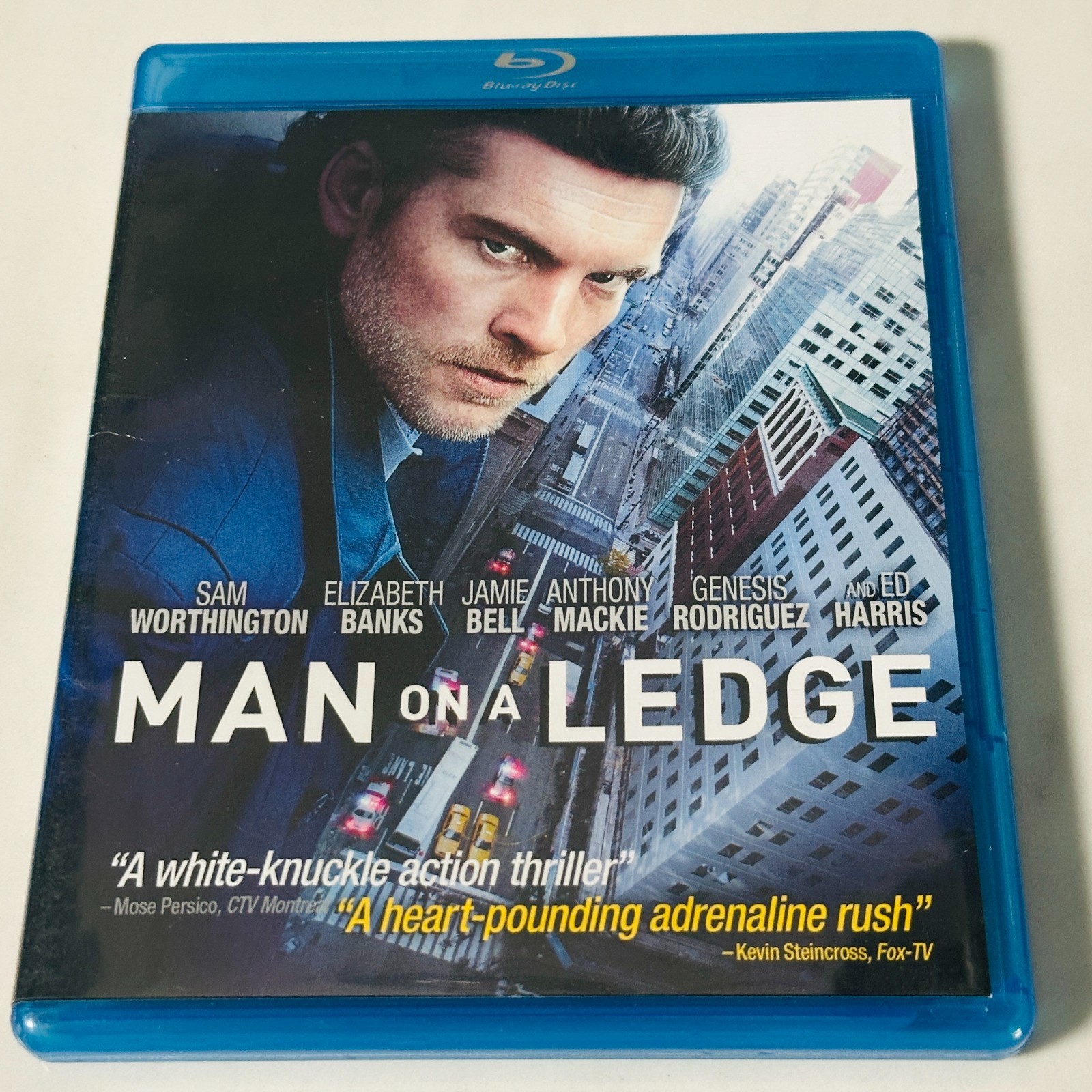Man On a Ledge – Blu-ray – Sam Worthington – Elizabeth Banks – Ed Harris