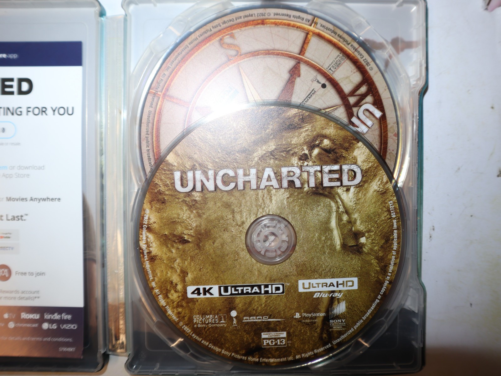 Uncharted 4K Ultra HD & Blu-Ray Steelbook Edition – 2 Disc